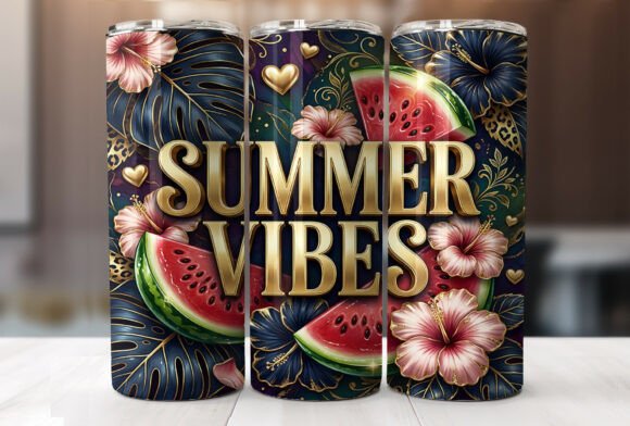 Download Luxury Summer Vibes Tropical Tumbler PNG - Tropical tumbler png Collection