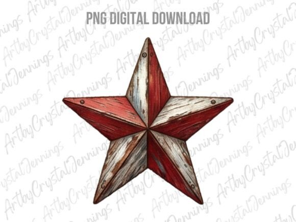 Download Rustic Americana Star PNG - Rustic americana Collection