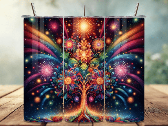 Download Flower Fireworks Celebration Tumbler PNG - Fireworks celebration Collection