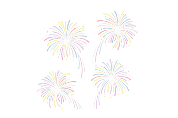 Download Pastel Fireworks Celebration Graphic - Fireworks celebration Collection