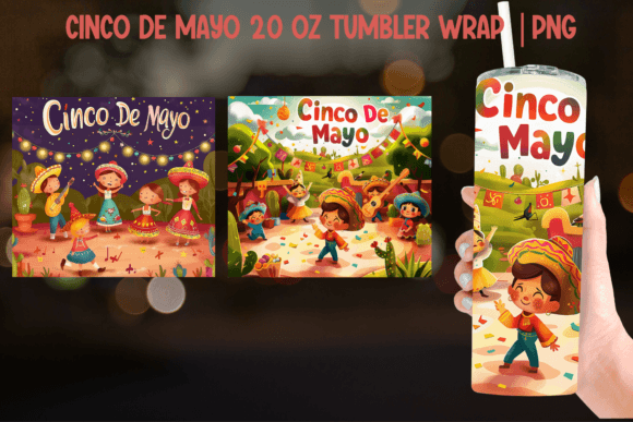 Download Cinco De Mayo Tumbler Wrap - Sublimation - Premium Resources