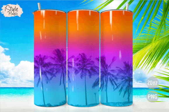 Download Beach Sunset Summer Tropical Tumbler PNG - Tropical tumbler png Collection